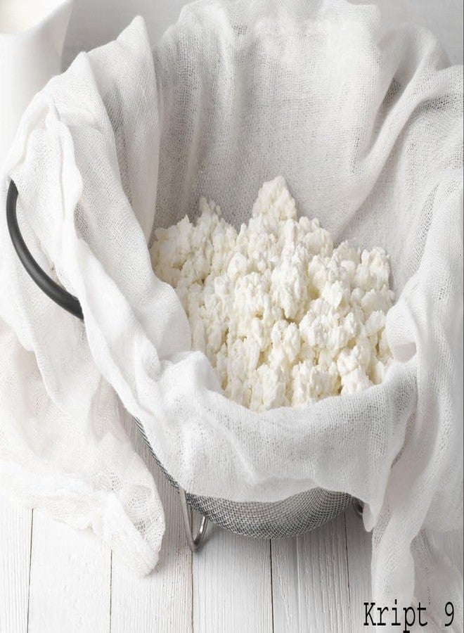 KRIPT 9 Muslin Cotton Cloth For Making And Soaking Paneer and Cheese. 1 Meter. - Image 3